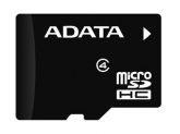 CARTAO DE MEMORIA ADATA MICRO SD 4GB CLASSE 4 + ADAPTADOR SD