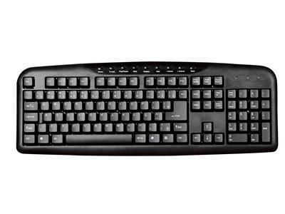 TECLADO PCTOP PS2 MULTIMIDIA PRETO