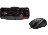 KIT MOUSE + TECLADO PCTOP USB GAMER PRETO USB